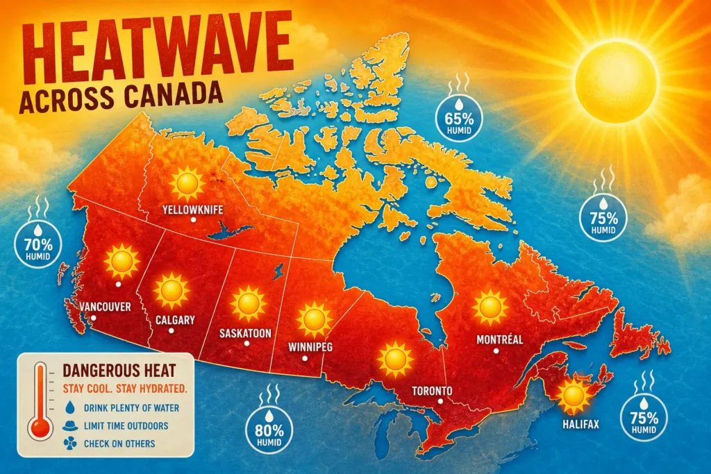 Лето 2026 без передышки — Environment Canada прогнозирует жаркое и влажное лето по всей Канаде
