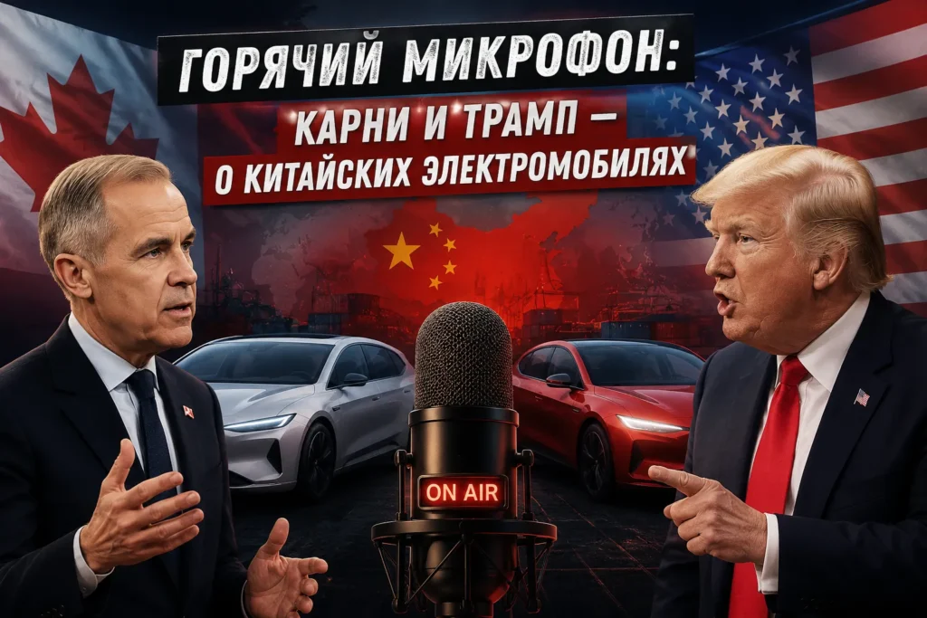 Горячий микрофон: Карни и Трамп — о китайских электромобилях