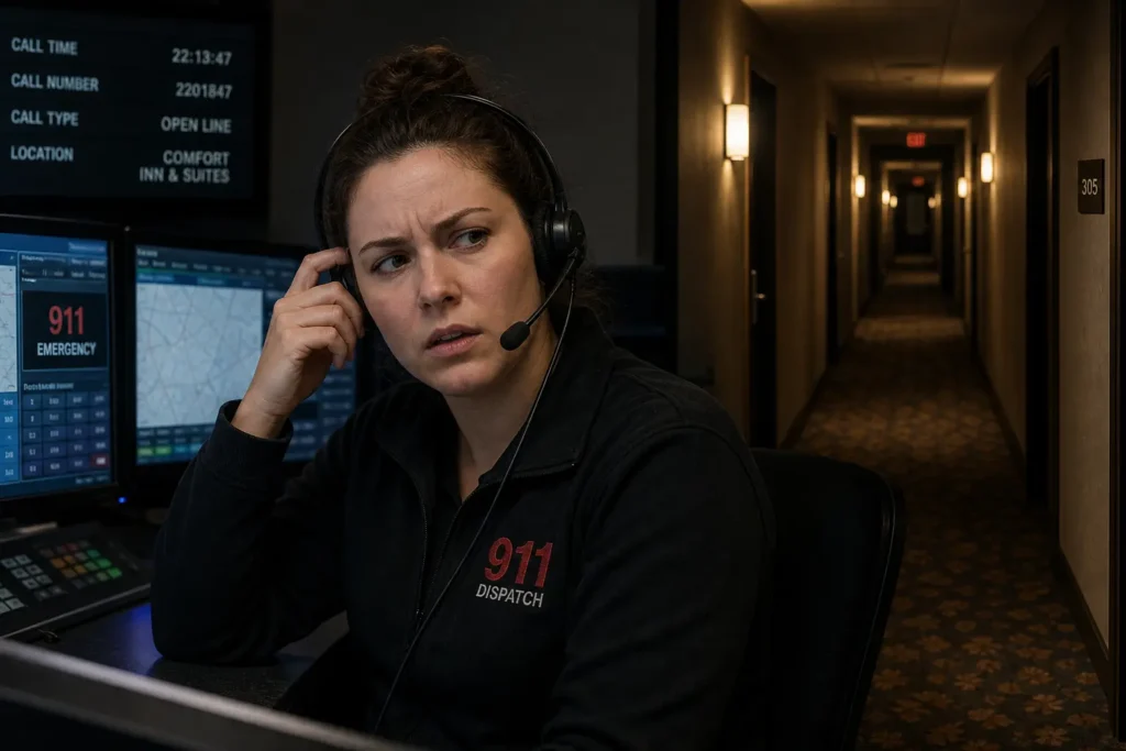 Мужчина позвонил на 911 из-за плохой вентиляции в отеле