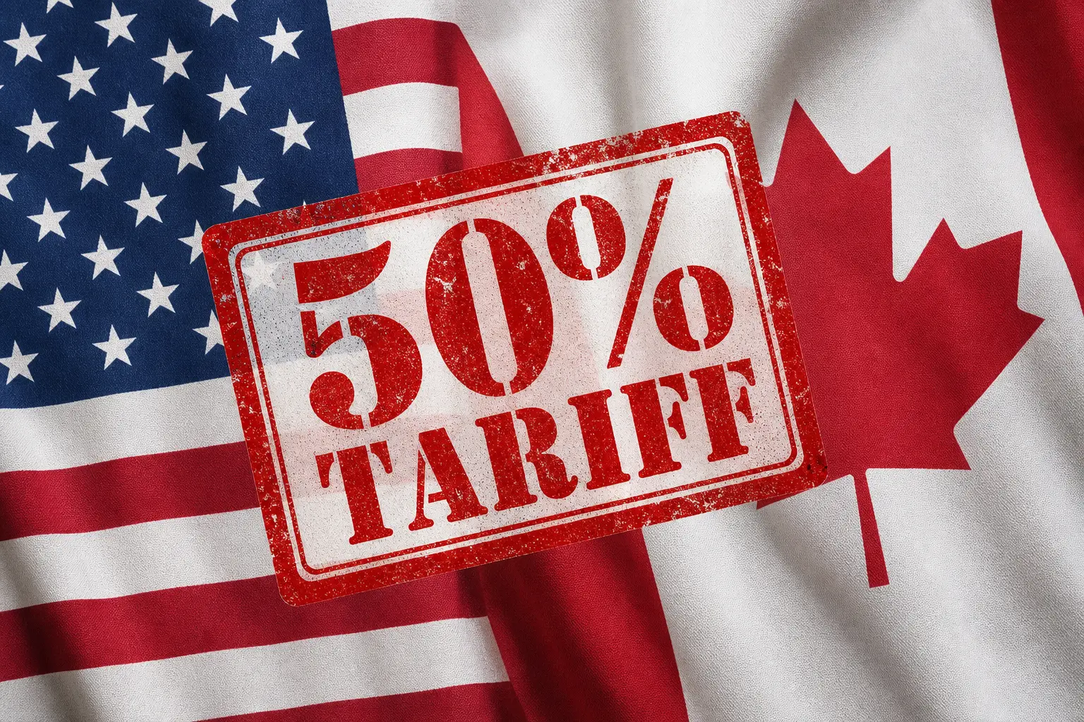 США вводят 50% пошлины на товары из Канады