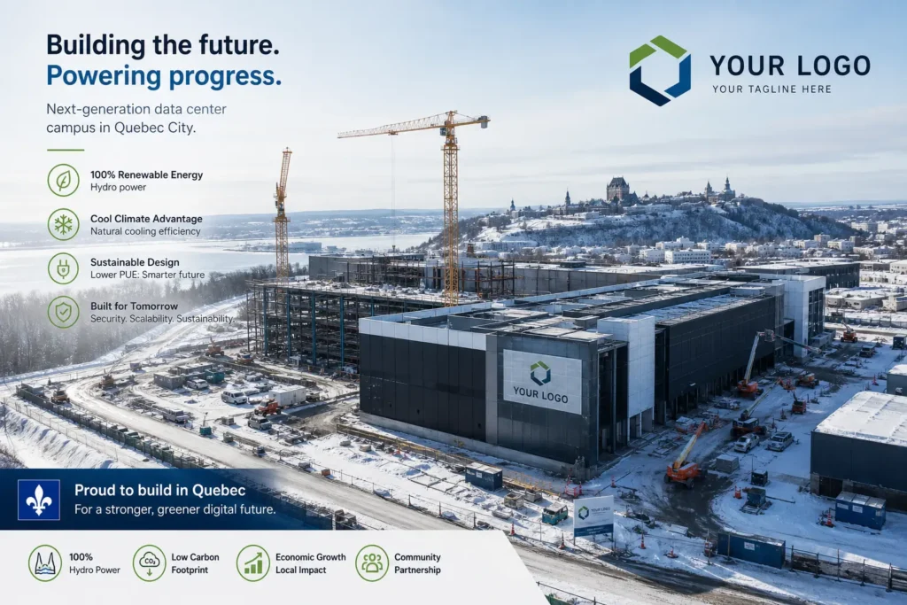 Vantage инвестирует $500 млн CAD в развитие дата-центра в Квебек-Сити