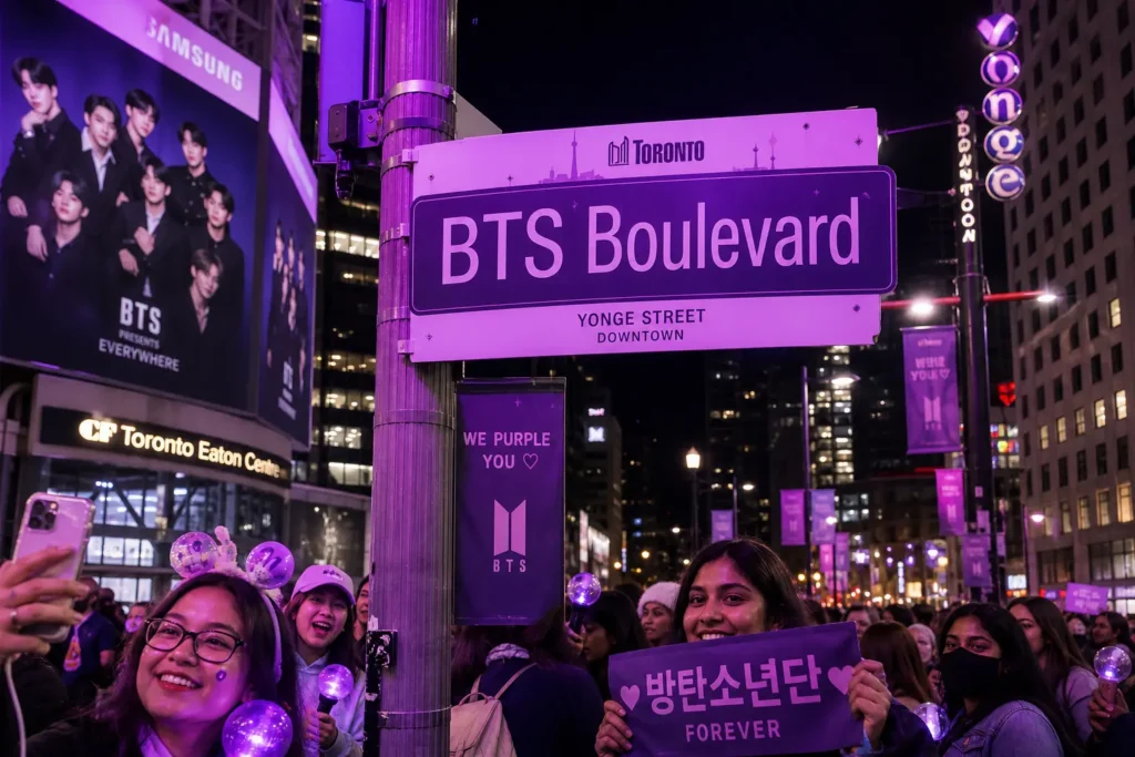 BTS Boulevard: Торонто может временно переименовать участок Янг-стрит