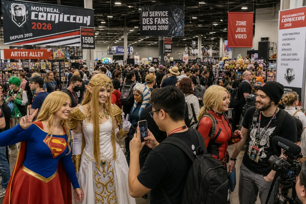 Монреальский Comiccon 2026: 65 000 фанатов и море костюмов