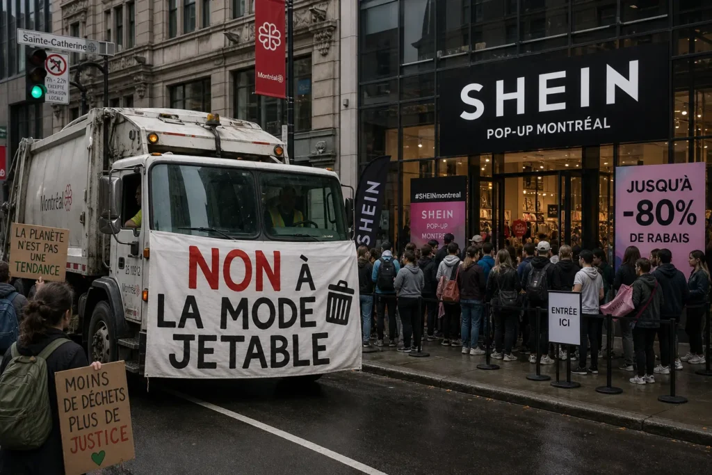 Мусоровоз против Shein: Монреаль сказал «нет» одноразовой моде