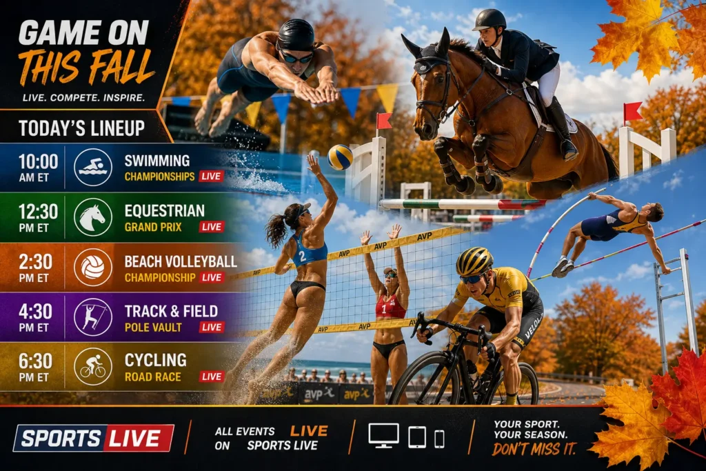 CBC Sports: расписание трансляций осени 2026 года