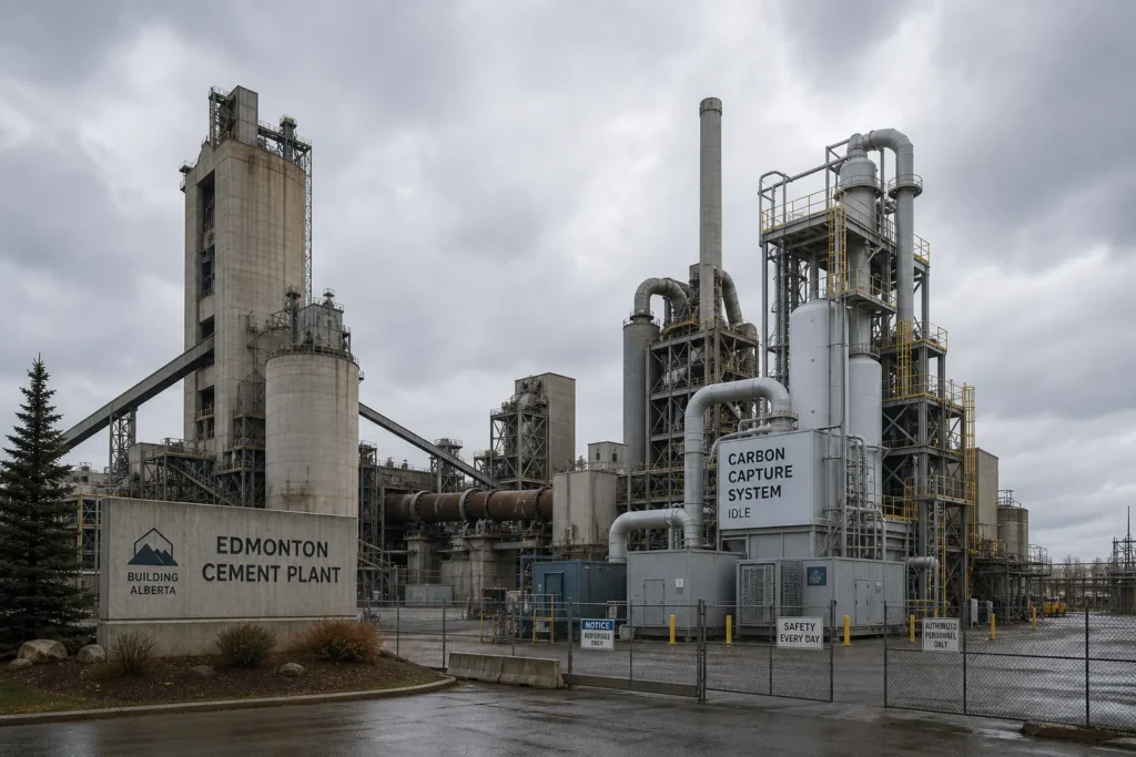 Завод в Эдмонтоне приостановил проект улавливания CO₂