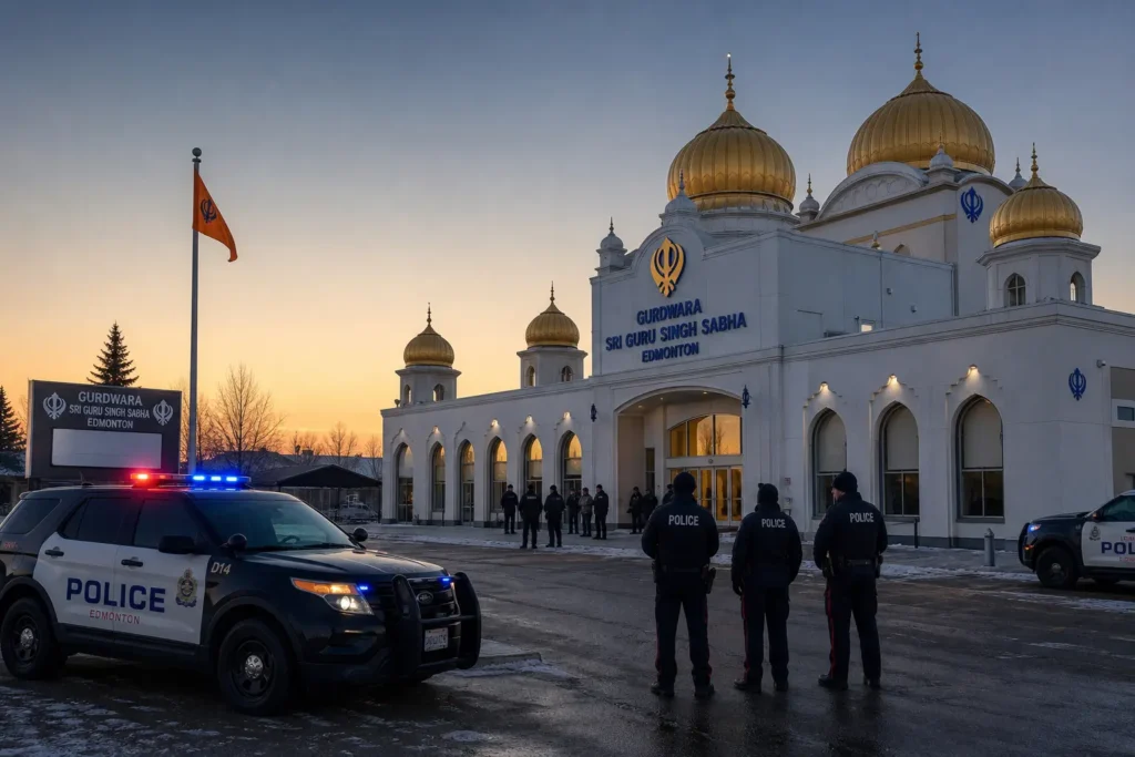 Нападение с ножом в сикхском храме Эдмонтона