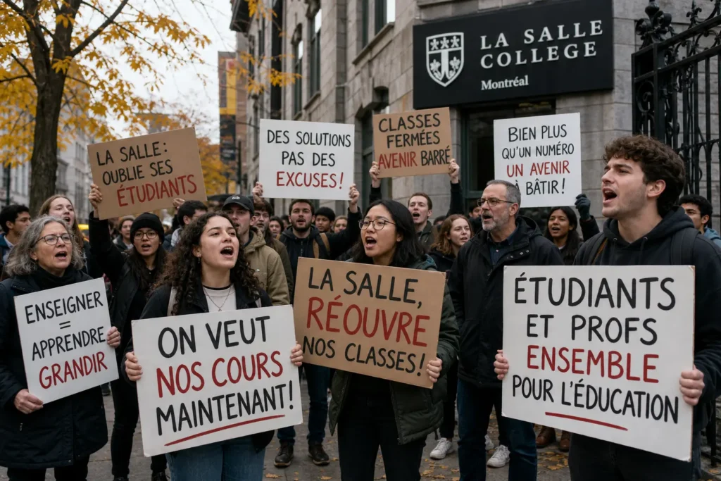 LaSalle College: студенты вышли на протест — учёба под угрозой