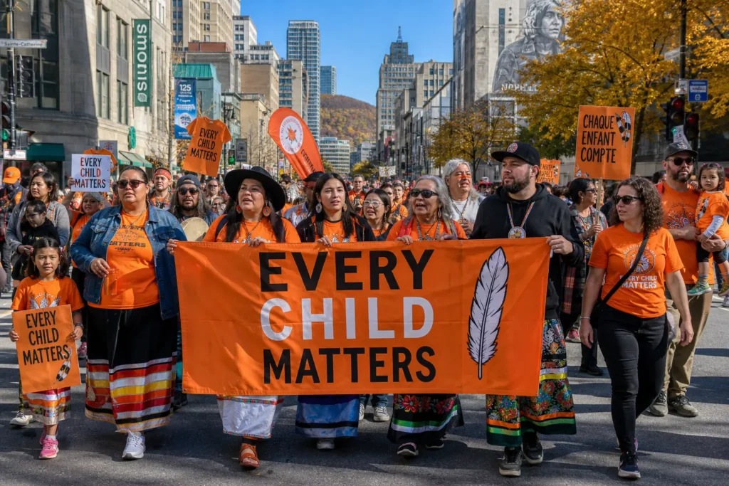 «Мы всё ещё здесь»: марш Every Child Matters в Монреале