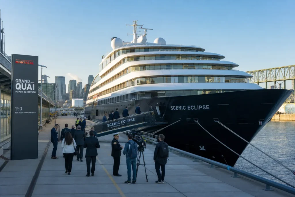 Scenic Eclipse впервые в Монреале: официальный запуск высокого сезона круизов