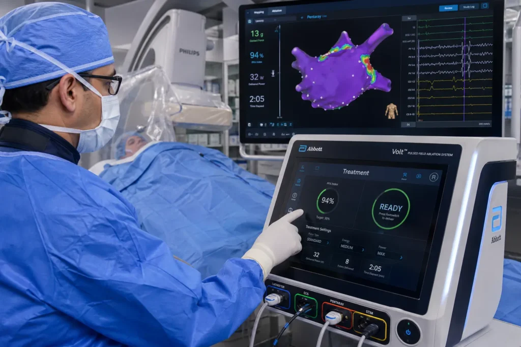MUHC в Монреале впервые в Канаде применил систему Abbott Volt™ для лечения мерцательной аритмии