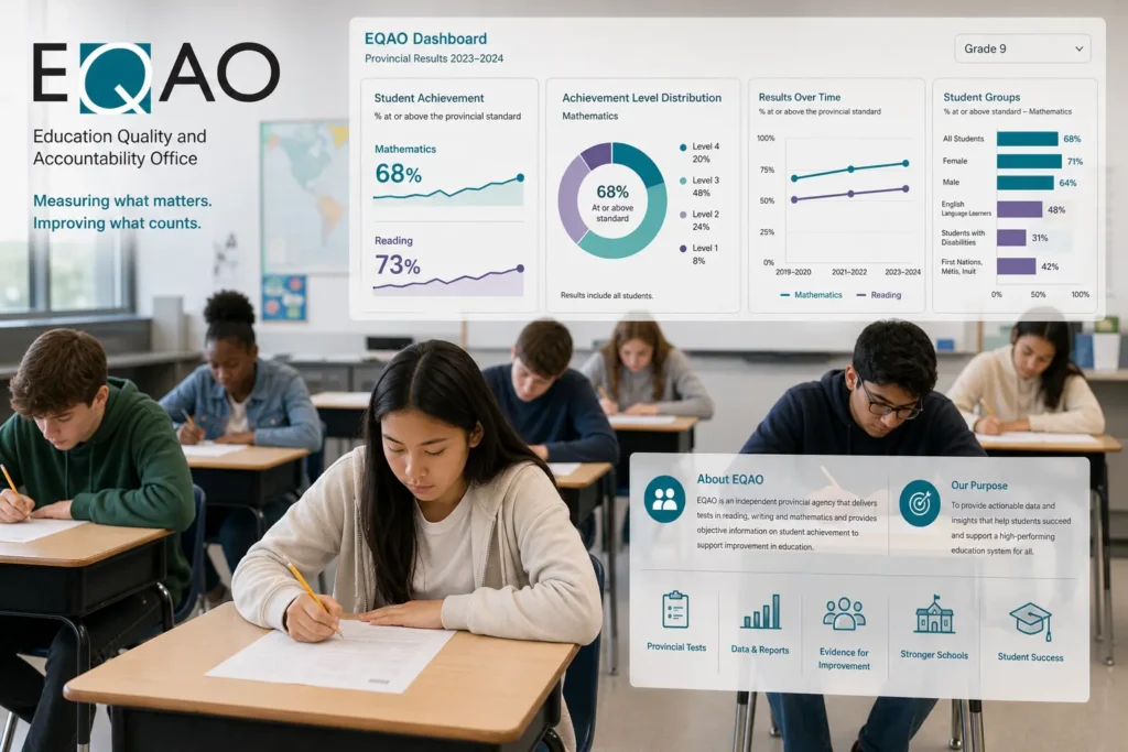 EQAO публикует результаты оценок качества образования Онтарио за 2025–2026 год
