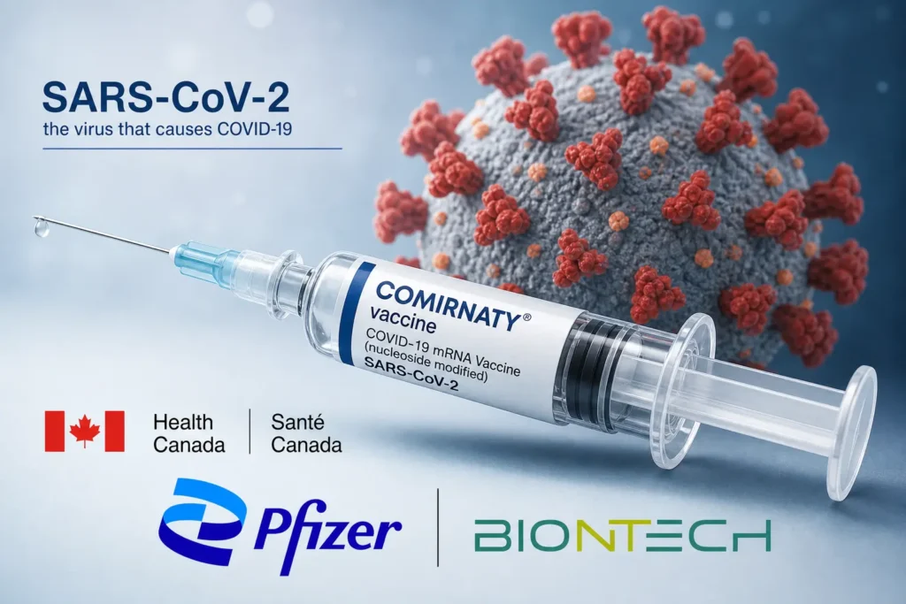 Health Canada одобрила адаптированную к варианту XFG вакцину COMIRNATY®
