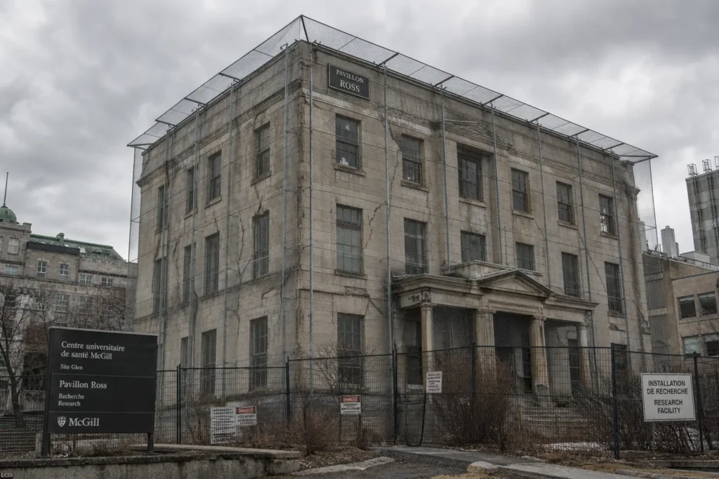 Корпус больницы Maisonneuve-Rosemont: трещины, асбест и отсутствие ремонта