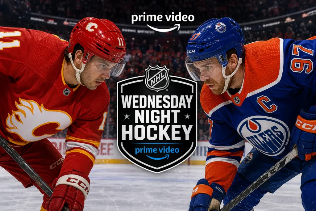 «Битвы Альберты» в Wednesday Night Hockey на Amazon Prime Video