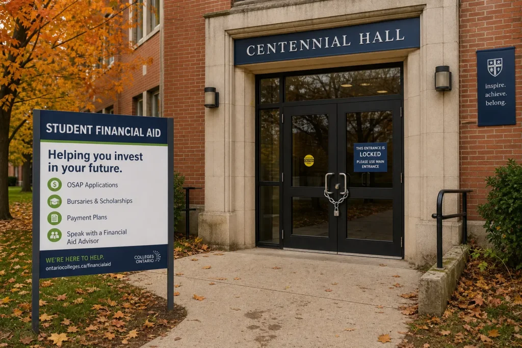 Trillium College приостановил обучение из-за заморозки выплат по ОСАП