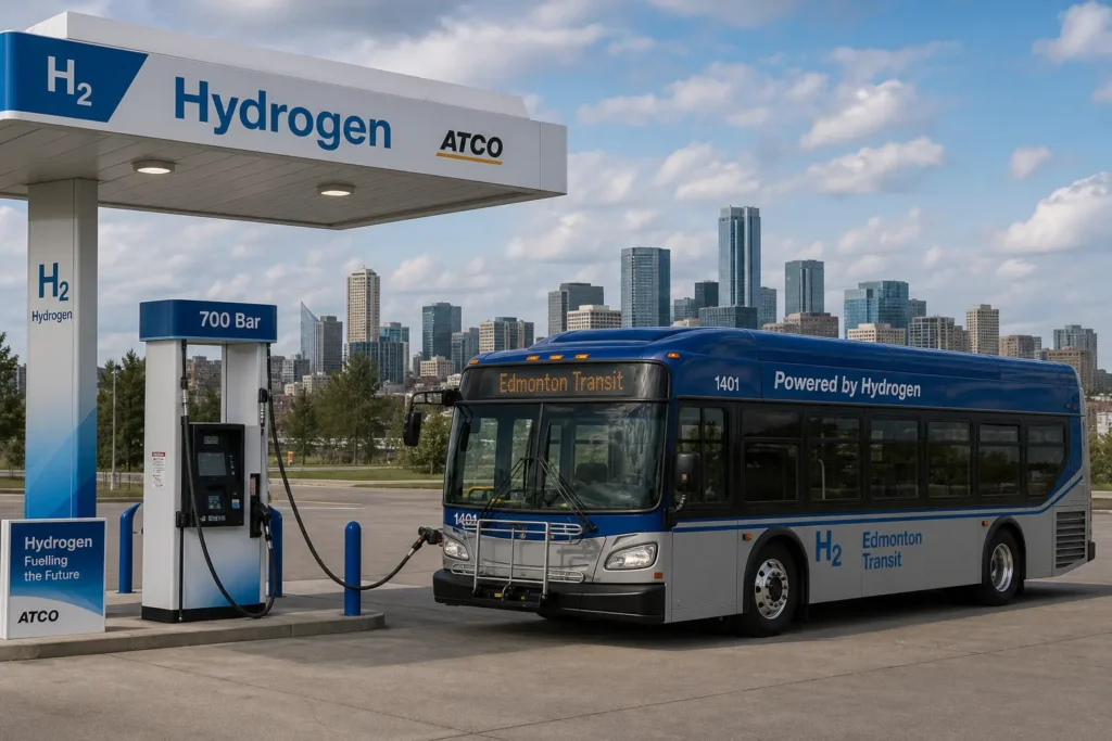 Водород возвращается в Эдмонтон: новая 700-барная станция от Azolla Hydrogen
