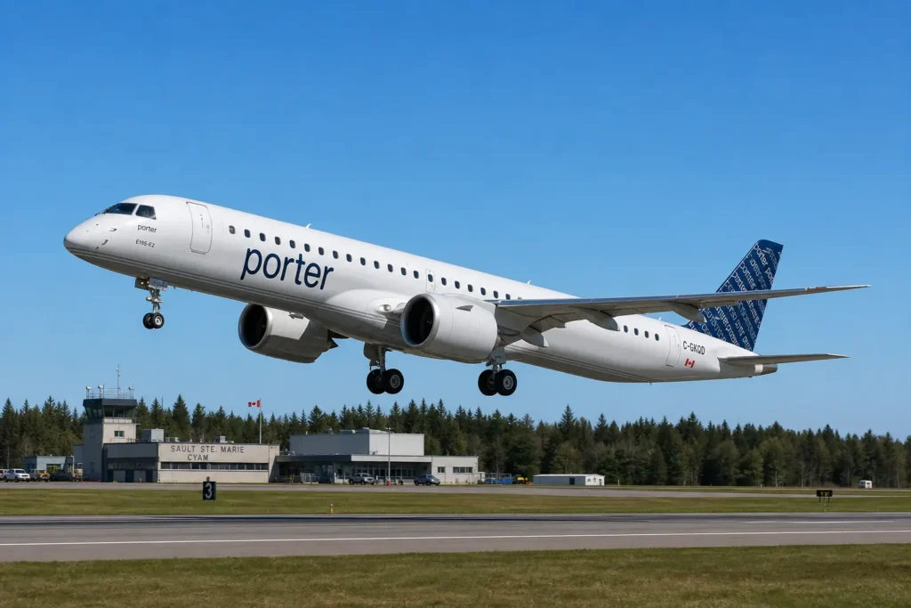 Porter Airlines открывает пять новых маршрутов из Лондонского международного аэропорта