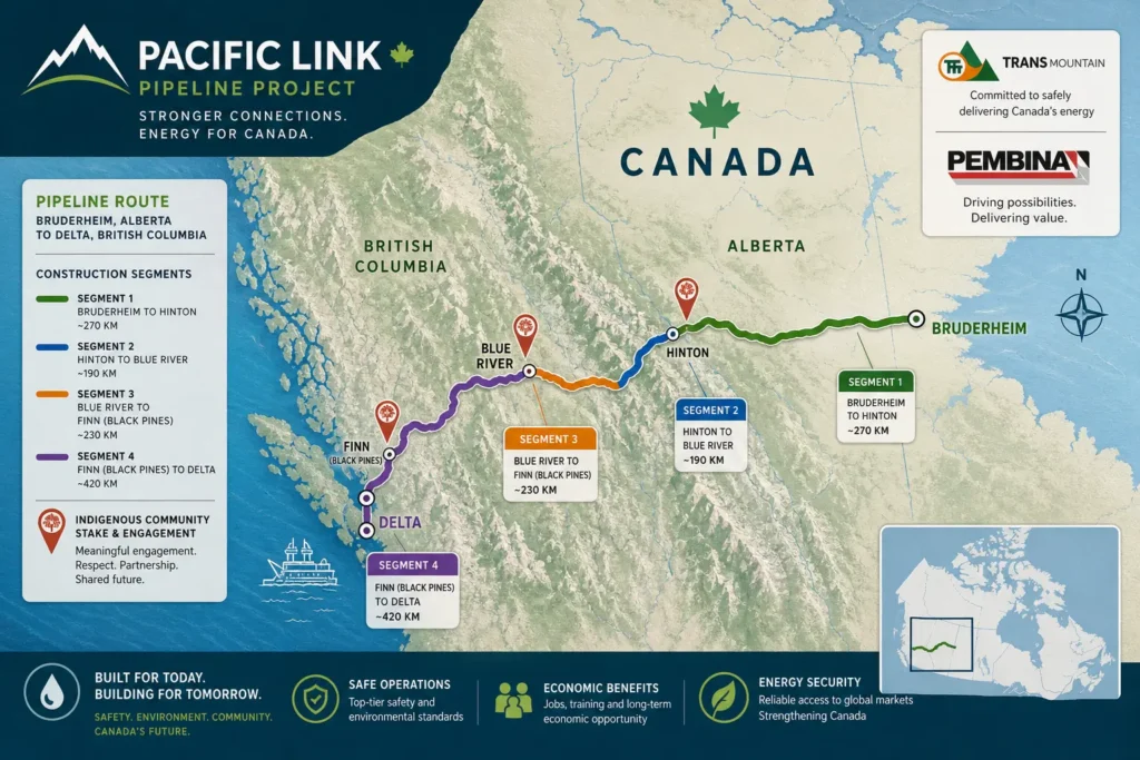 Нефтепровод Pacific Link стал первым проектом со статусом национального интереса