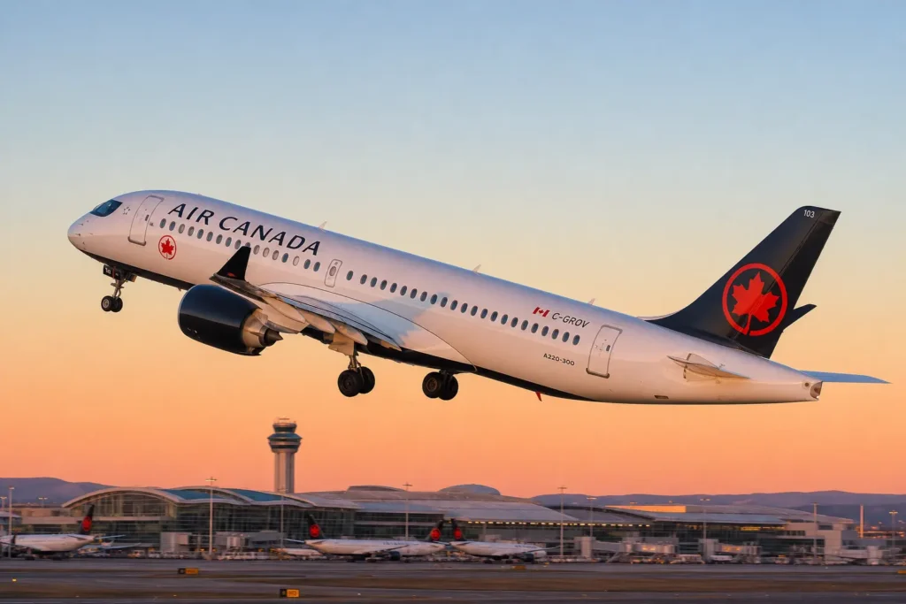 Air Canada запускает прямые рейсы между Эдмонтоном и Ньюарком
