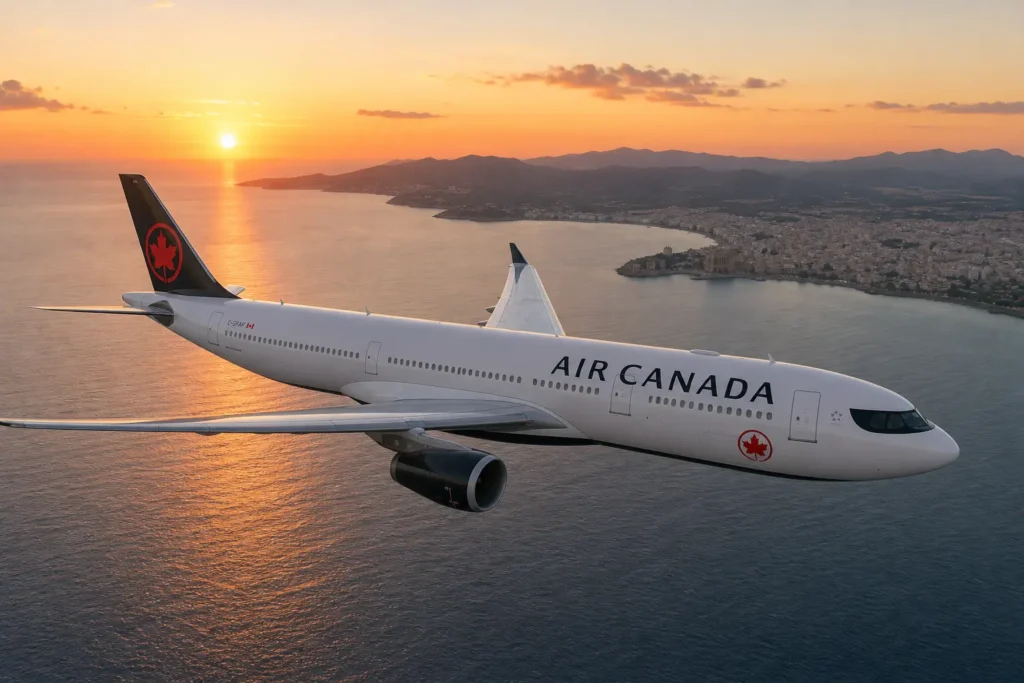 Air Canada увеличивает рейсы Монреаль–Пальма-де-Майорка на лето 2027