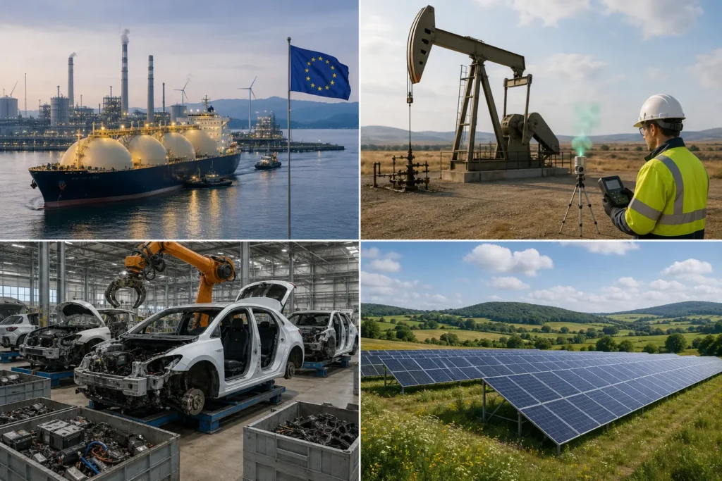 Главные ESG-новости: газ для Европы, метановые нормы США, переработка Volkswagen и углеродные проекты Мали