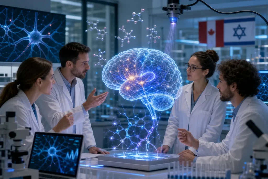 Brain Canada и Институт Вейцмана выбрали пять команд для совместных нейронаучных исследований